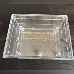 Maison Farola Detroit Clear Acrylic Box - Without Flowers